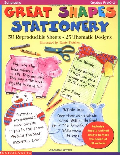 Great Shapes Stationery (Grades PreK-2) (9780590227360) by Fletcher, Rusty