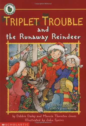 Beispielbild fr Triplet Trouble and the Runaway Reindeer zum Verkauf von SecondSale