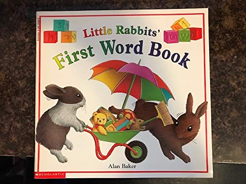 9780590299008: Little rabbits' first word book Alan Baker