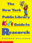 Beispielbild fr The New York Public Library Kid's Guide to Research zum Verkauf von SecondSale