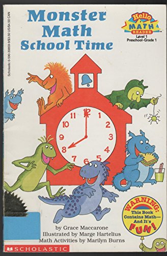 Monster Math School Time (Level 1) (Hello Reader! Math Level 1) - Grace Maccarone