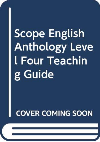9780590314343: Scope English Anthology Level Four Teaching Guide