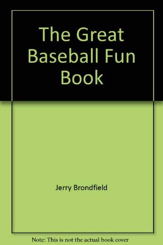Stock image for The Great Baseball Fun Book for sale by Wonder Book