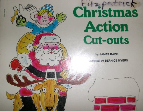 Beispielbild fr Christmas Action Cut-Outs zum Verkauf von Wonder Book