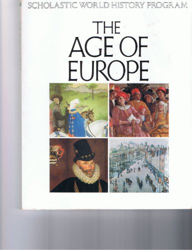 Beispielbild fr The Age of Europe zum Verkauf von Better World Books