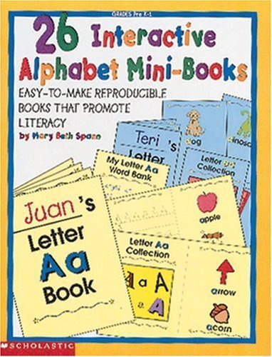 Beispielbild fr 26 Interactive Alphabet Mini-Books (Grades PreK-1) zum Verkauf von Wonder Book