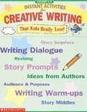 Stock image for Instant Activities for Creative Writing (Grades 3-6) for sale by HPB Inc.