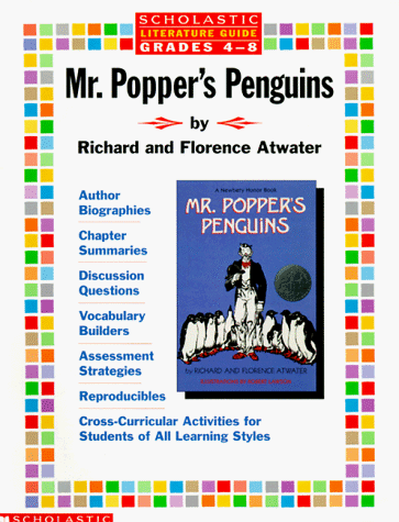 9780590366458: Literature Guide: Mr. Popper's Penguins (Grades 4-8)
