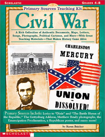 Beispielbild fr Civil War (Primary Sources Teaching Kit, Grades 4-8) zum Verkauf von Half Price Books Inc.