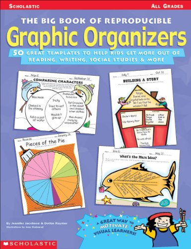 Imagen de archivo de The Big Book of Reproducible Graphic Organizers: 50 Great Templates to Help Kids Get More Out of Reading, Writing, Social Studies and More a la venta por Gulf Coast Books