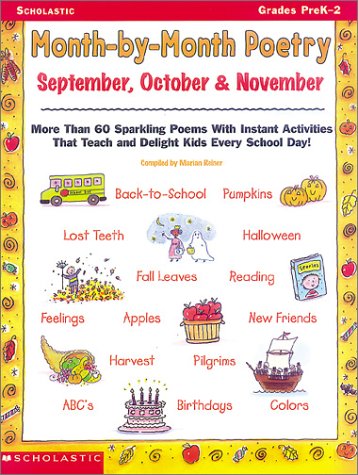 Stock image for Month-By-Month Poetry: September, October, November (Grades PreK-2) for sale by SecondSale