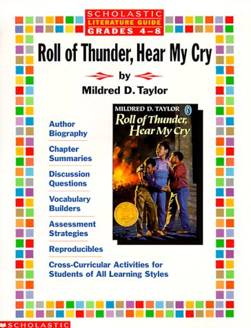 9780590389273: Literature Guide: Roll of Thunder, Hear My Cry (Grades 4-8)