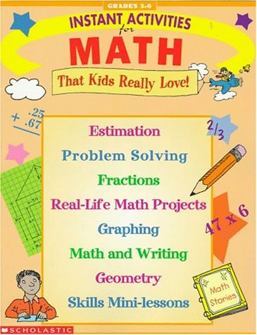 Imagen de archivo de Instant Activities for Math (Grades 3-6) a la venta por BookHolders