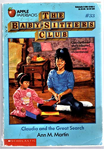 Stock image for Claudia and Great Search (Baby-Sitters Club, 33) for sale by Pella Books