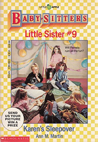 Beispielbild fr Karen's Sleepover (Baby-Sitters Little Sister, No. 9) zum Verkauf von SecondSale