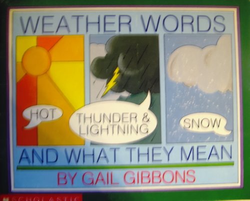 9780590444088: Weather words and what they mean