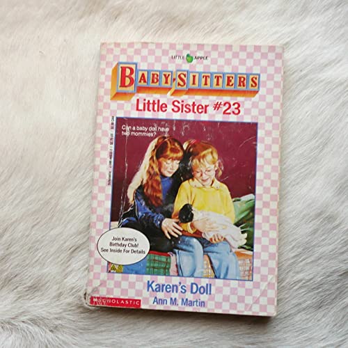 Beispielbild fr Karen's Doll (Baby-Sitters Little Sister, No. 23) zum Verkauf von SecondSale
