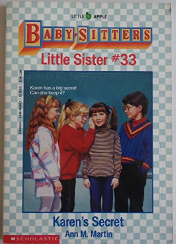 Stock image for Karen's Secret (Baby-Sitters Little Sister, No. 33) for sale by Gulf Coast Books