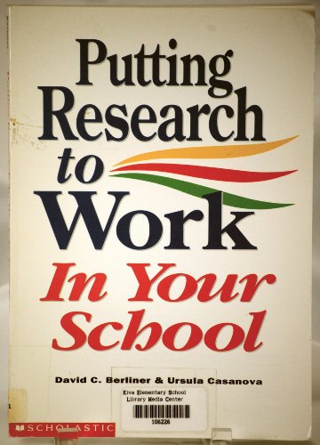 Imagen de archivo de Putting Research to Work in Your School a la venta por Wonder Book