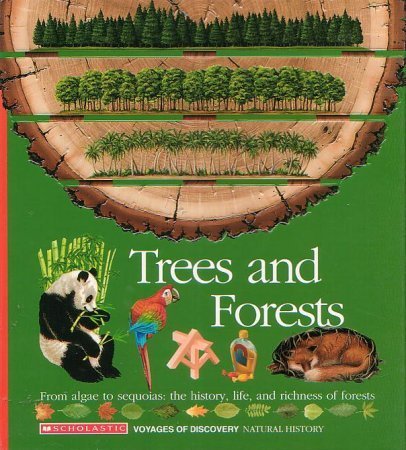 9780590476393: Trees and Forests/from Algae to Sequoias: The History, Life, and Richness of Forests/Book and Stickers