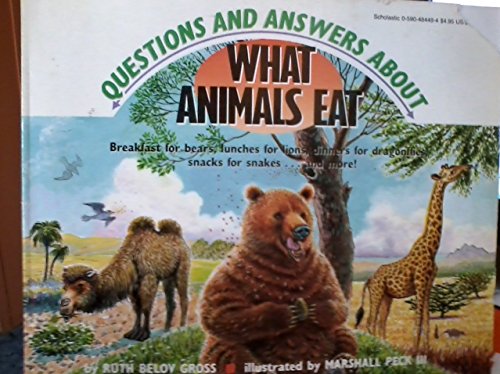 9780590484497: Questions and Answers About What Animals Eat