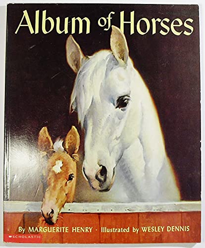 Beispielbild fr Album of horses zum Verkauf von Jenson Books Inc