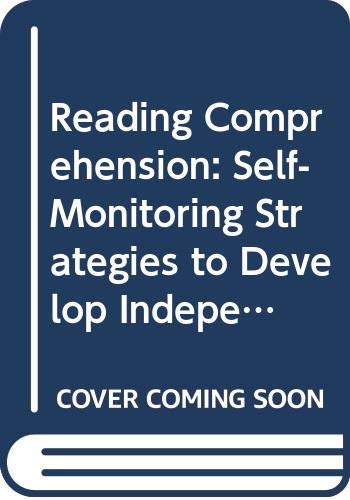 Imagen de archivo de Reading Comprehension: Self-Monitoring Strategies to Develop Independent Readers a la venta por Half Price Books Inc.