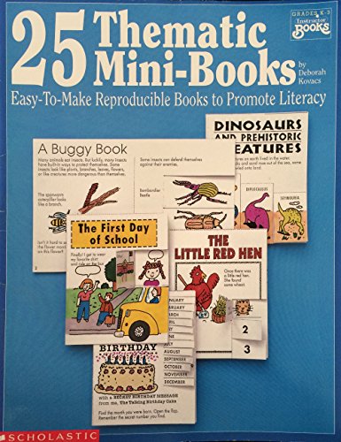 9780590492157: 25 Thematic Mini-Books (Grades K-3)