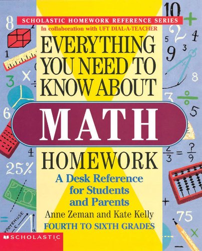 Imagen de archivo de Everything You Need To Know About Math Homework (Evertything You Need To Know.) a la venta por Old Friends Books