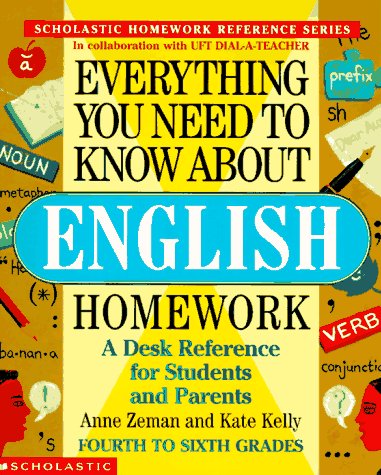 Beispielbild fr Everything You Need To Know About English Homework zum Verkauf von SecondSale