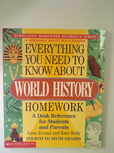 Imagen de archivo de Everything You Need to Know about World History Homework a la venta por Better World Books