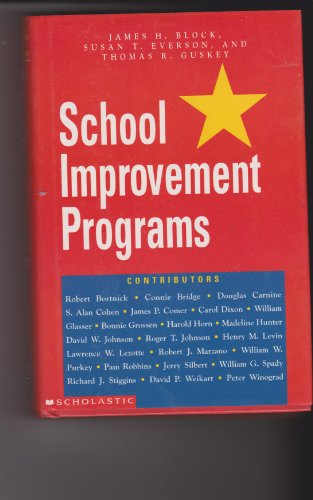 Imagen de archivo de School Improvement Programs: A Handbook for Educational Leaders a la venta por Solomon's Mine Books