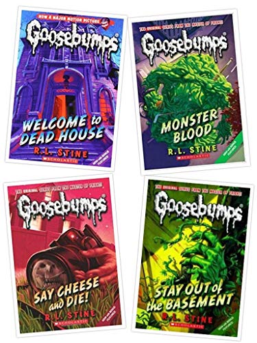 Imagen de archivo de Goosebumps Boxed Set, Books 1 - 4: Welcome to Dead House, Stay Out of the Basement, Monster Blood, and Say Cheese and Die! a la venta por Books of the Smoky Mountains