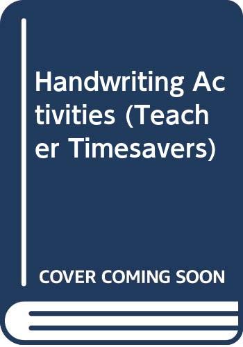 Handwriting Activities (Teacher Timesavers) (9780590531061) by Angela Redfern