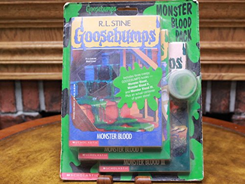 The Goosebumps Monster Blood Pack: The Curse of the Mummy's Tomb, Monster Blood, and Stay Out of the Basement (Includes a Container of Green Slime) (9780590537704) by Stine, R. L.