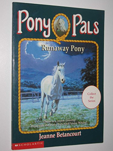 Beispielbild fr Runaway Pony (Pony Pals #7) zum Verkauf von SecondSale