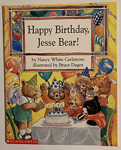 Stock image for Happy Birthday, Jesse Bear for sale by Gulf Coast Books