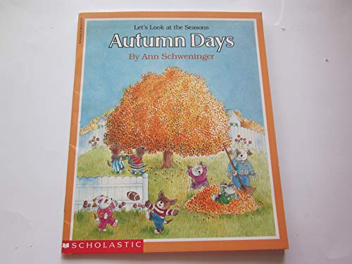 Beispielbild fr Autumn Days zum Verkauf von BooksRun