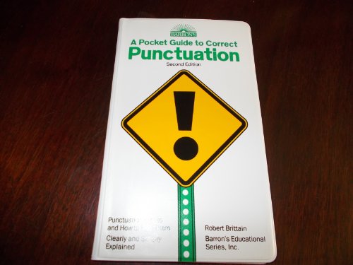 Stock image for A pocket guide to correct punctuation for sale by Half Price Books Inc.