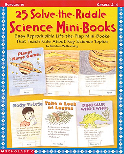 25 Solve-the-Riddle Science Mini-Books (Grades 2-4) (9780590644617) by Kranking, Kathleen W.