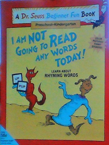 9780590670845: I am Not Going to Read any Words Today! [Taschenbuch] by Linda Hayward & Cath...