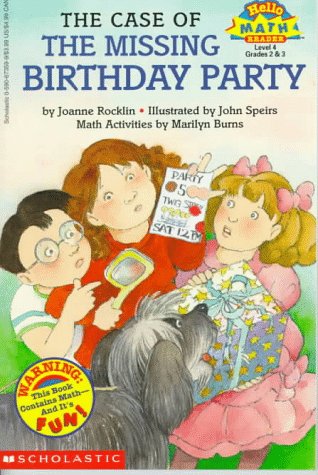 Stock image for The Case of the Missing Birthday Party; Hello Math Reader, Level 4, for sale by Alf Books