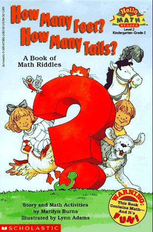 9780590673600: How Many Feet? How Many Tails?: A Book of Math Riddles (Hello Math Reader. Level 2)