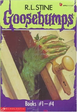 Stock image for Goosebumps Boxed Set, Books 1 - 4: Welcome to Dead House, Stay Out of the Basement, Monster Blood, and Say Cheese and Die! for sale by ZBK Books