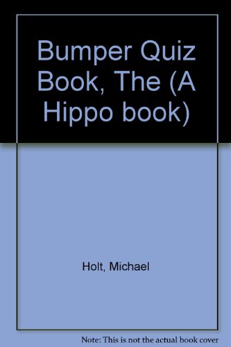Stock image for Bumper Quiz Book (A Hippo book) for sale by Victoria Bookshop