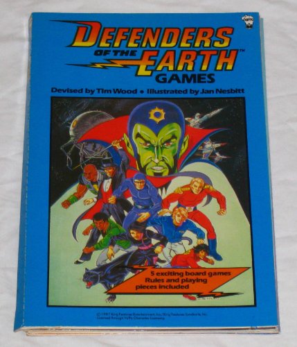 "Defenders of the Earth" Games Book (9780590706995) by Tim Wood