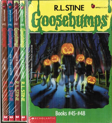 Beispielbild fr Goosebumps Boxed Set, Books 45-48: Ghost Camp, How to Kill a Monster, Legend of the Lost Legend, and Attack of the Jack-O'-Lanterns zum Verkauf von Books Unplugged