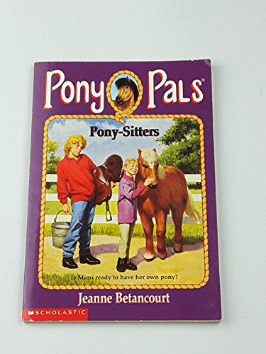 9780590866019: Pony-Sitters