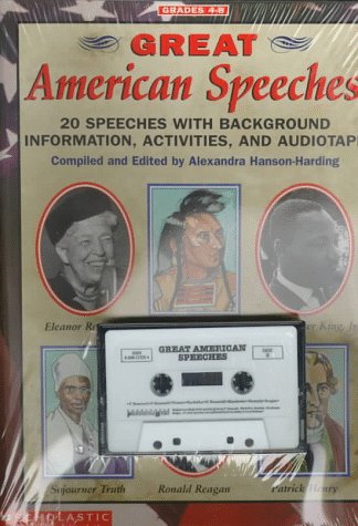 Beispielbild fr Great American Speeches (Includes Audio Cassette) zum Verkauf von gigabooks