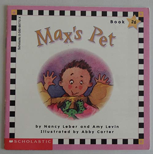Imagen de archivo de Max's Pet, Book 26 a la venta por Alf Books